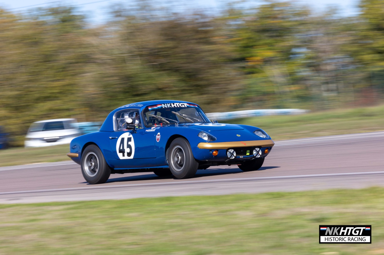 Bob Stevens in his fast but fragile Lotus Elan