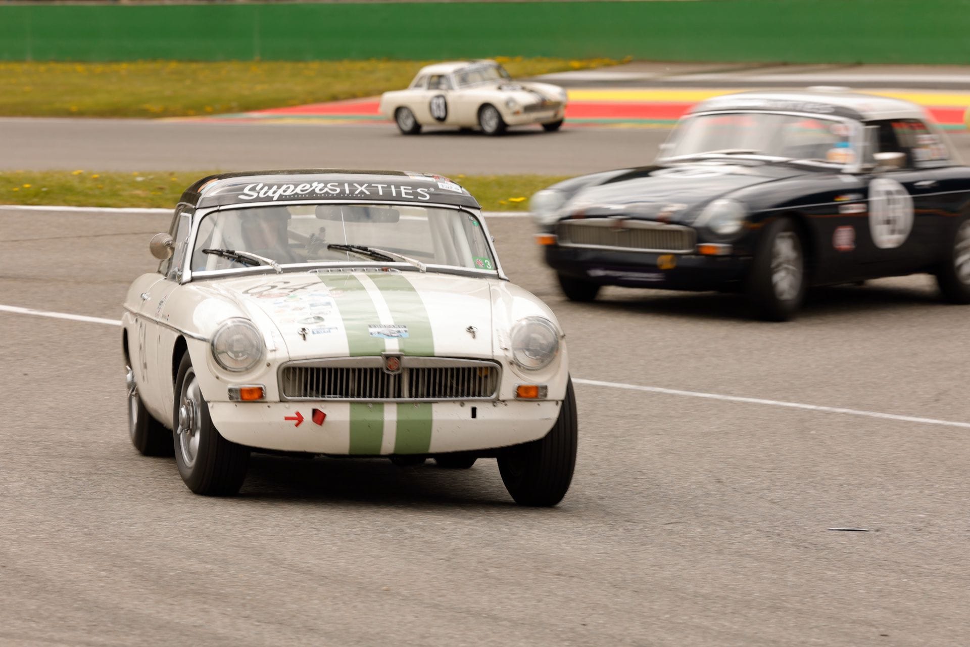 SuperSixties Spa MGB is a popular and affordable racecar photo credits Senten Images